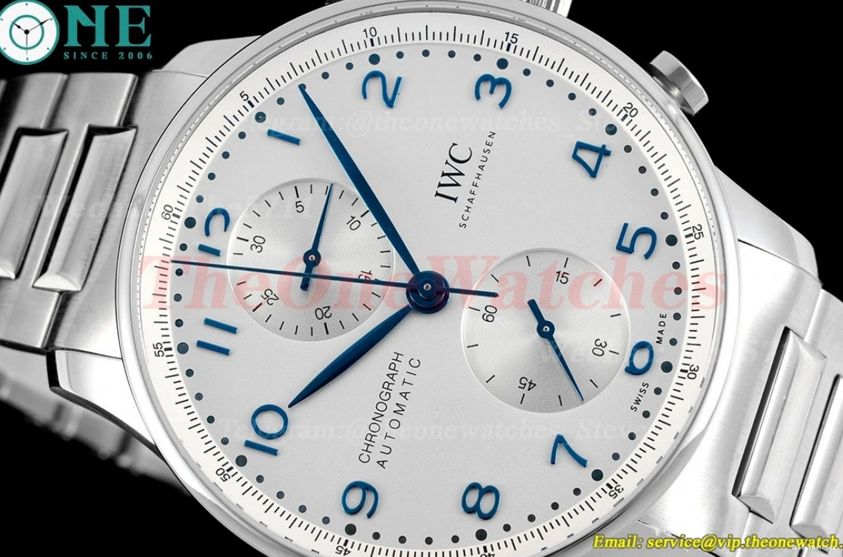 SS Portuguese White Dial SS Chrono V6SF 41mm A69355 0321